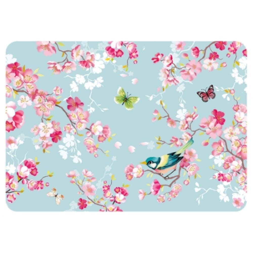 Les cerisiers en fleurs - Set de table dorure Cartes d'art